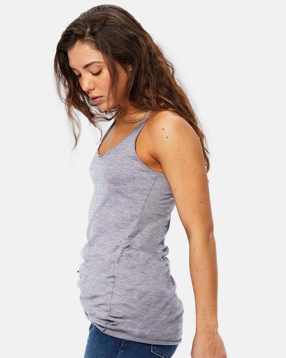 Women's Raw Edge Racer Tank Top