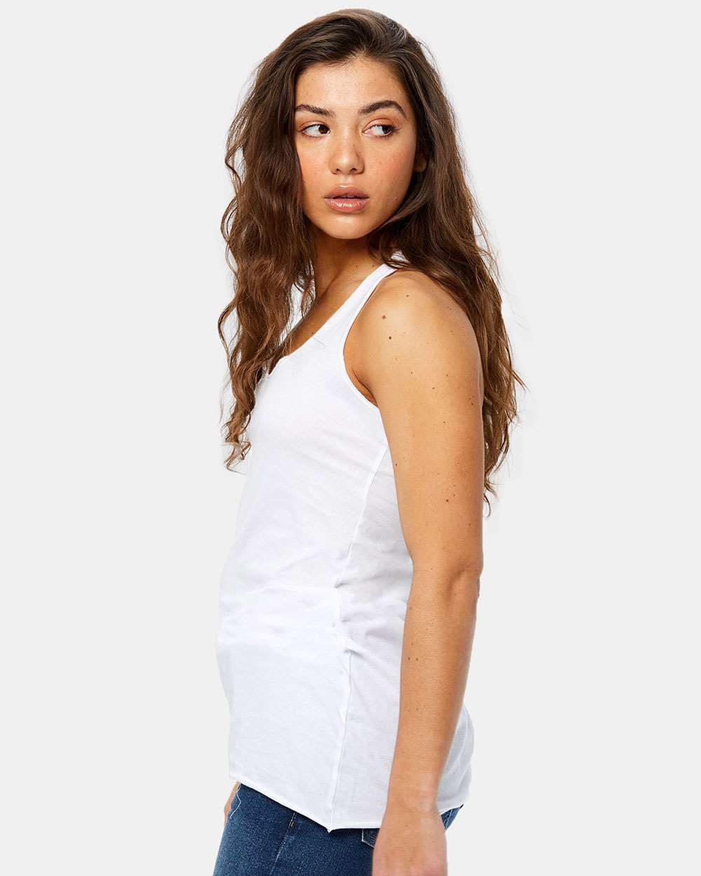 Women's Raw Edge Racer Tank Top