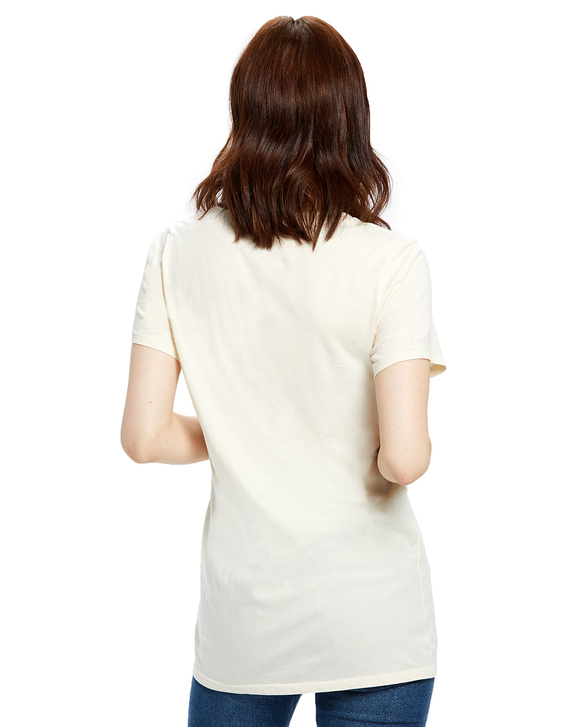 US Blanks Ladies' 4.5 oz. Short Sleeve Garment-Dyed Jersey Crew