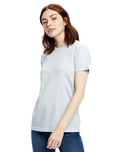 US Blanks Ladies' 4.5 oz. Short Sleeve Garment-Dyed Jersey Crew